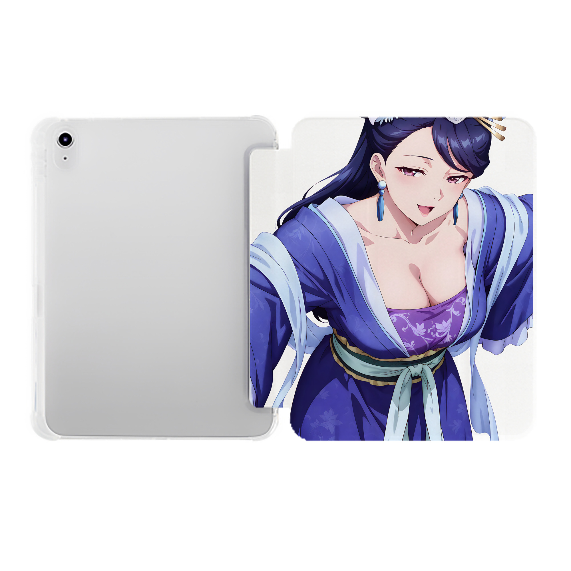 （画像用） 薬屋のひとりごと The Apothecary Diaries IPad ケース ペン収納付き 三つ折りスタンド PUレザー×シリコン 対応機種9.5/10.5/10.9インチ